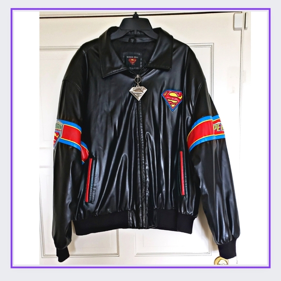 🔥VINTAGE SUPERMAN JACKET-FINAL - Picture 2 of 16